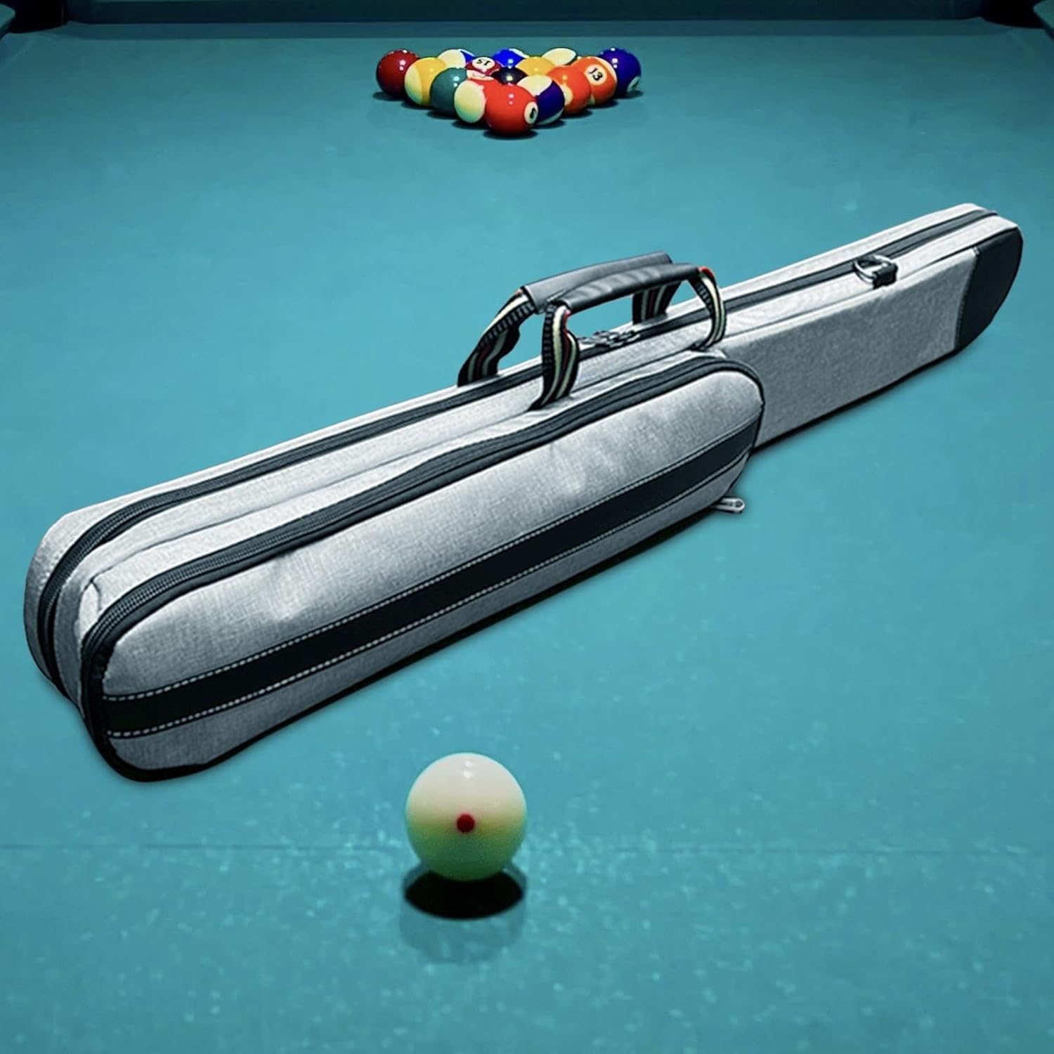 Billiard Pool Cue Stick Case 1/2 Nine Cues Bag Billiard Pool Cue Bag 32"