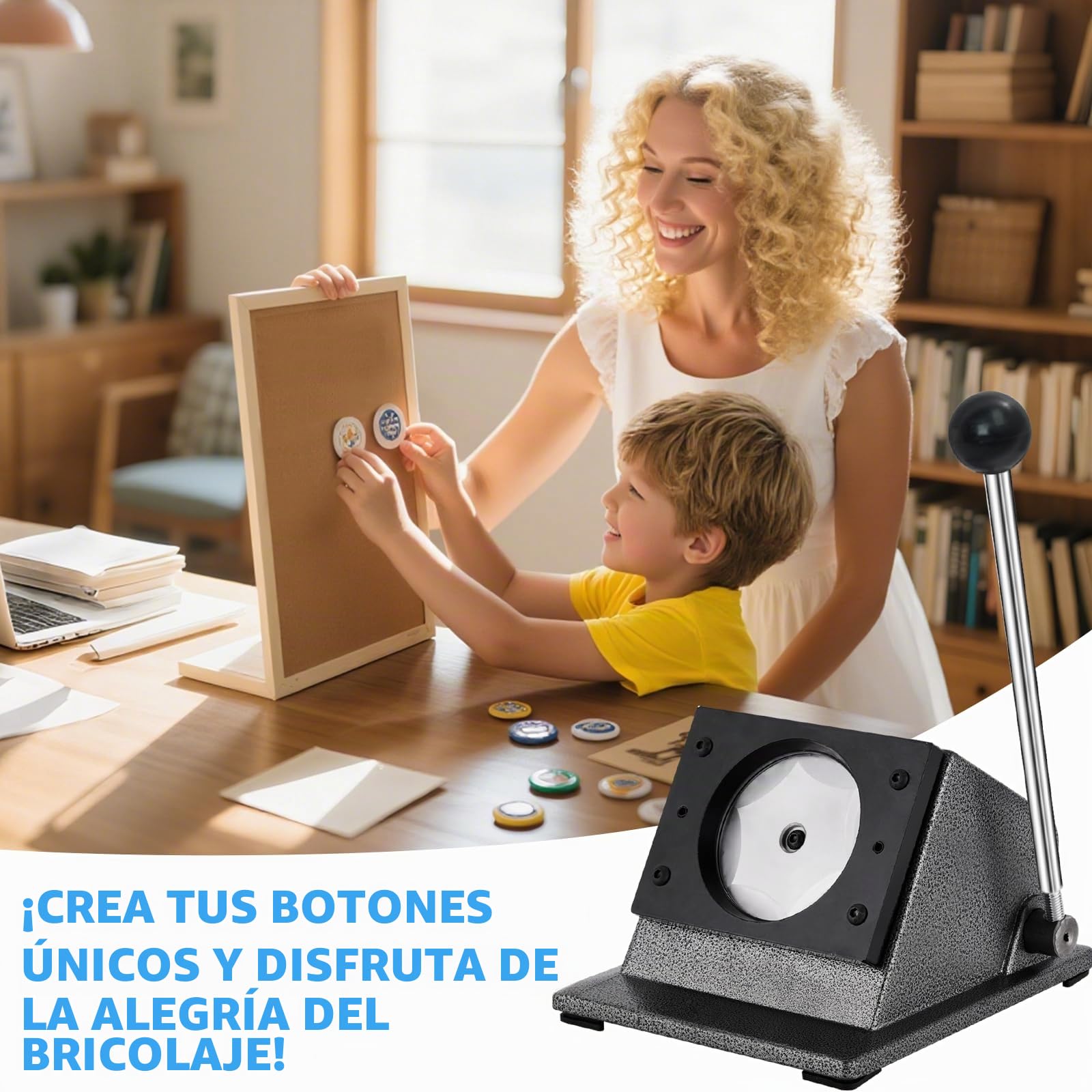 YUCHENGTECH Cortador de Insignia Redonda 58 mm