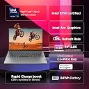 Lenovo IdeaPad Pro 5 Intel Evo Core Ultra 9 185H Built-in AI PC 14" (35.56cm) 2.8K-OLED 400Nits 120Hz Laptop (32GB/1TB SSD/Win11/Office 21/FHD+IR Camera/Alexa/3 Mon Game Pass/Grey/1.4Kg), 83D2001GIN gallery image