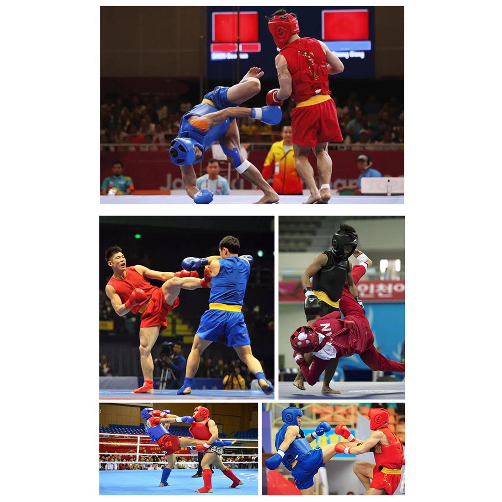 Do Kask ochronny do boksu Profesjonalny sprzęt ochronny muay thai kickboxingu Wygodny, wyściełany, zakrywający całą twarz Ochraniacz na całą twarz Oddychający Taekwondo Outdoor