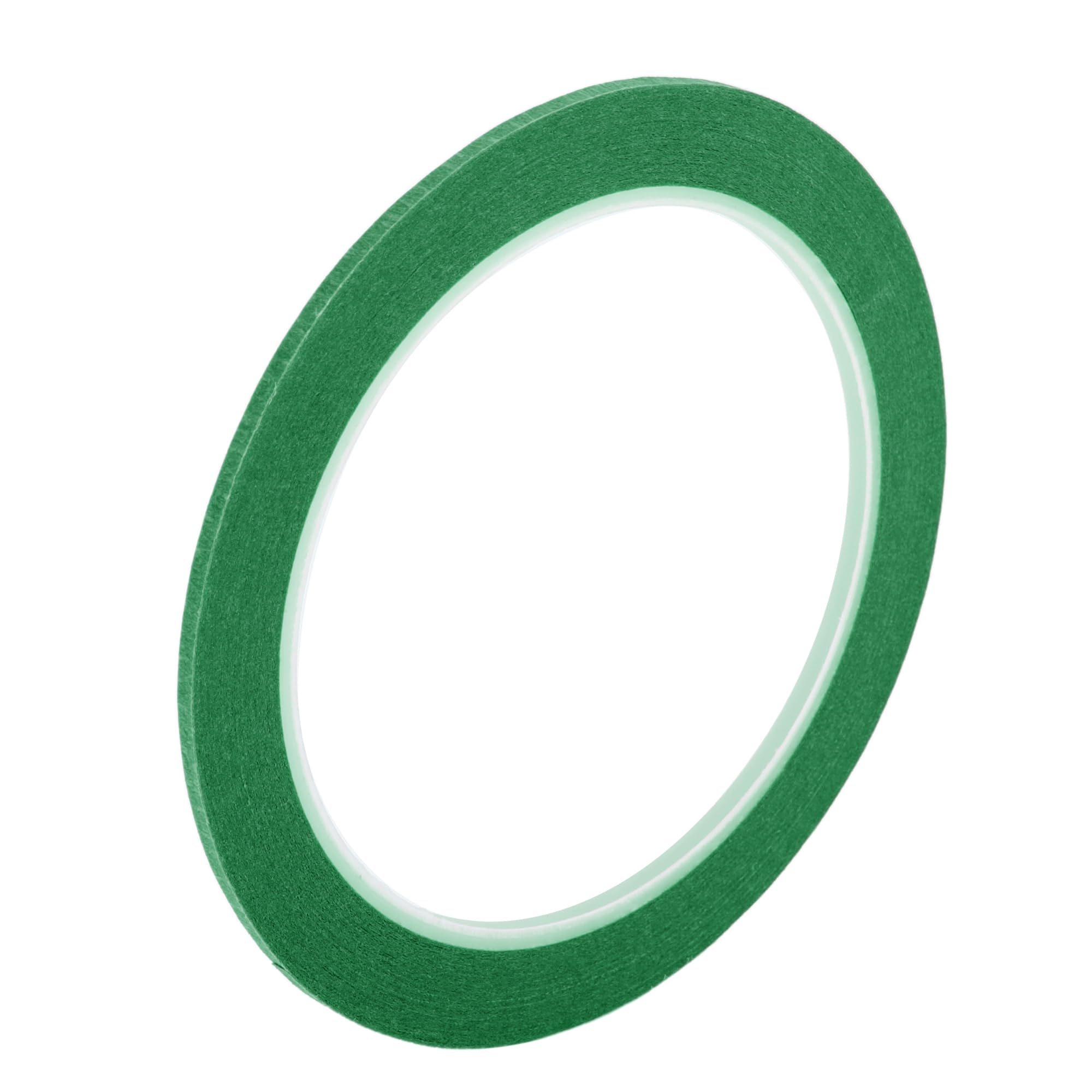 TUCKBOLD Painters Tape Medium Tack Easy Removal Masking Master Tape Green 1 Pc 2500 x 0.25 x 0.01cm / 27.34 Yards x 0.10 Inches x 140um