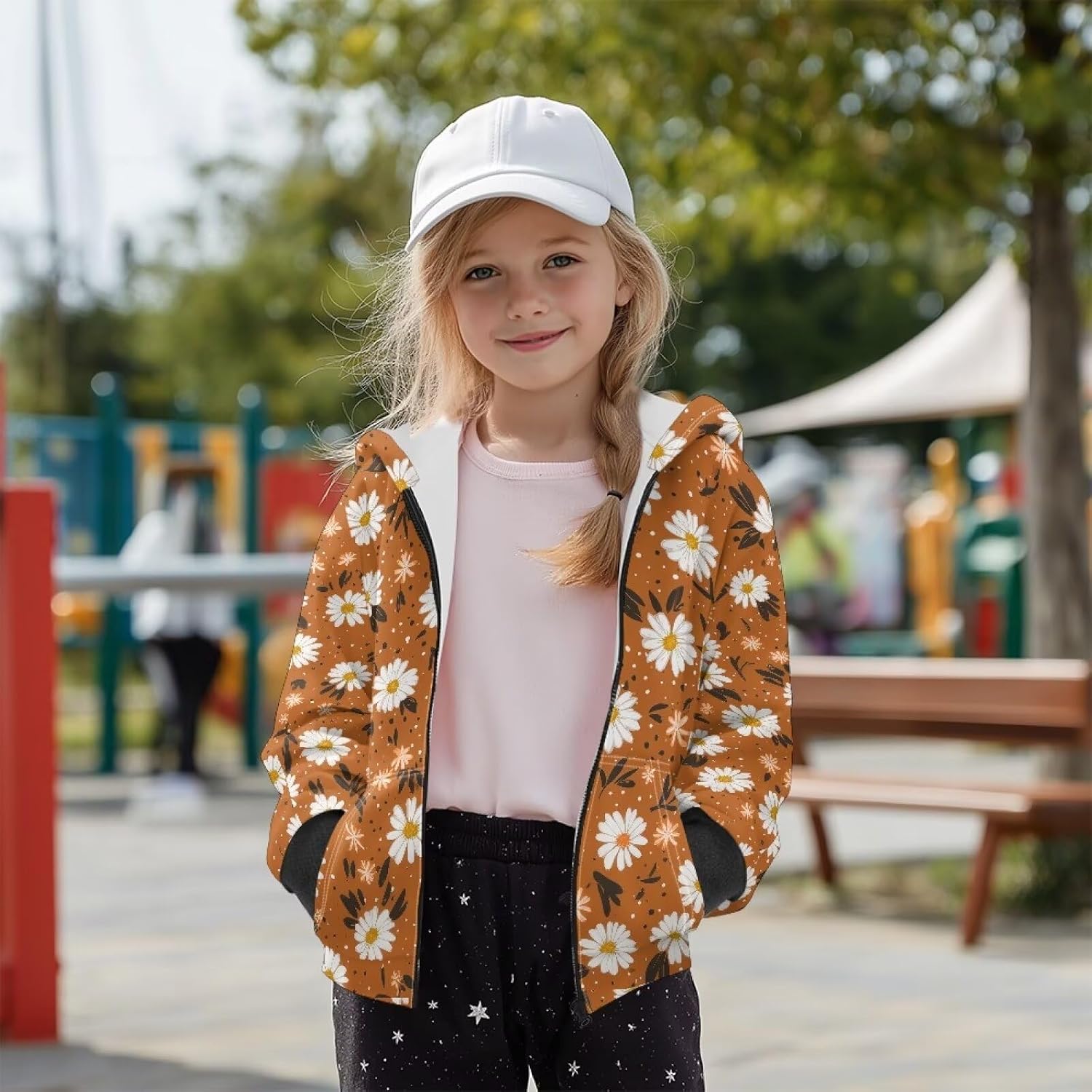 Suobstales Girls Hoodies with Pocket for Kids Casual Long Sleeve Sweatshirts Outfits Full Zip Coat with Hood for 6-16 Years