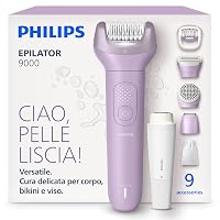 Philips Epilatore Serie 9000 - Epilatore elettrico Wet & Dry senza fili