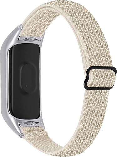 Miniatura 2 de Mi 4 Pulsera deportiva de 14,9 a 8.4 in, correa ajustable transpirable de nailon suave, banda elástica de repuesto con marco de metal, compatible