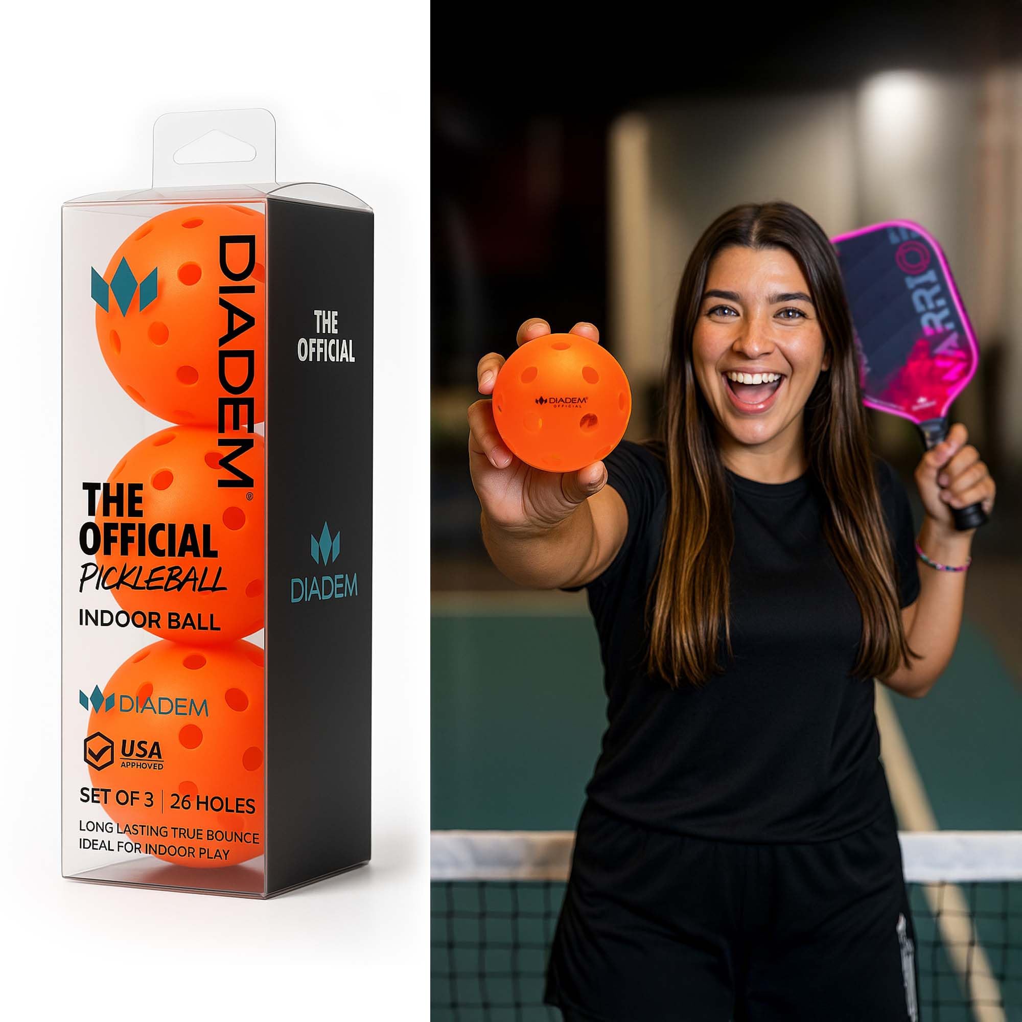 Amazon | ピックルボールボール POWER PICKLEBALL INDOOR 50PK TPB008