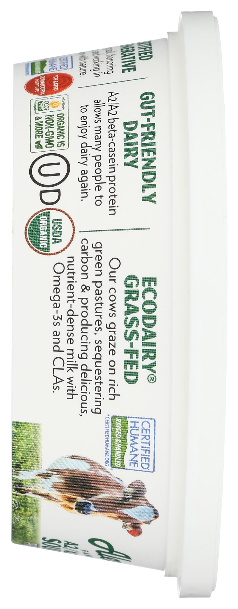 Alexandre Family Farms Organic A2 A2 100 Grass Fed Sour Cream 8 Oz — view 4