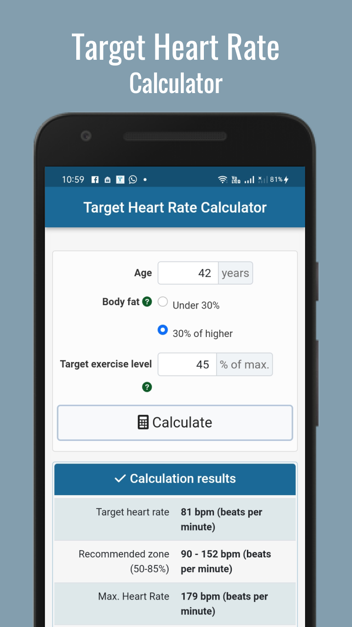 Target Heart Rate for Android