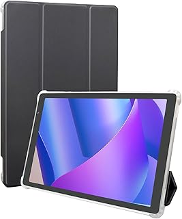 Tablet 10 Inch,Android 12 Tablet with Case, Tablet PC with 2GB RAM 32GB ROM,1.6GHz Processor,6000mAh Battery,1280 * 800 IPS,Dual Speaker, Dual Cameras,Type C(Grey)