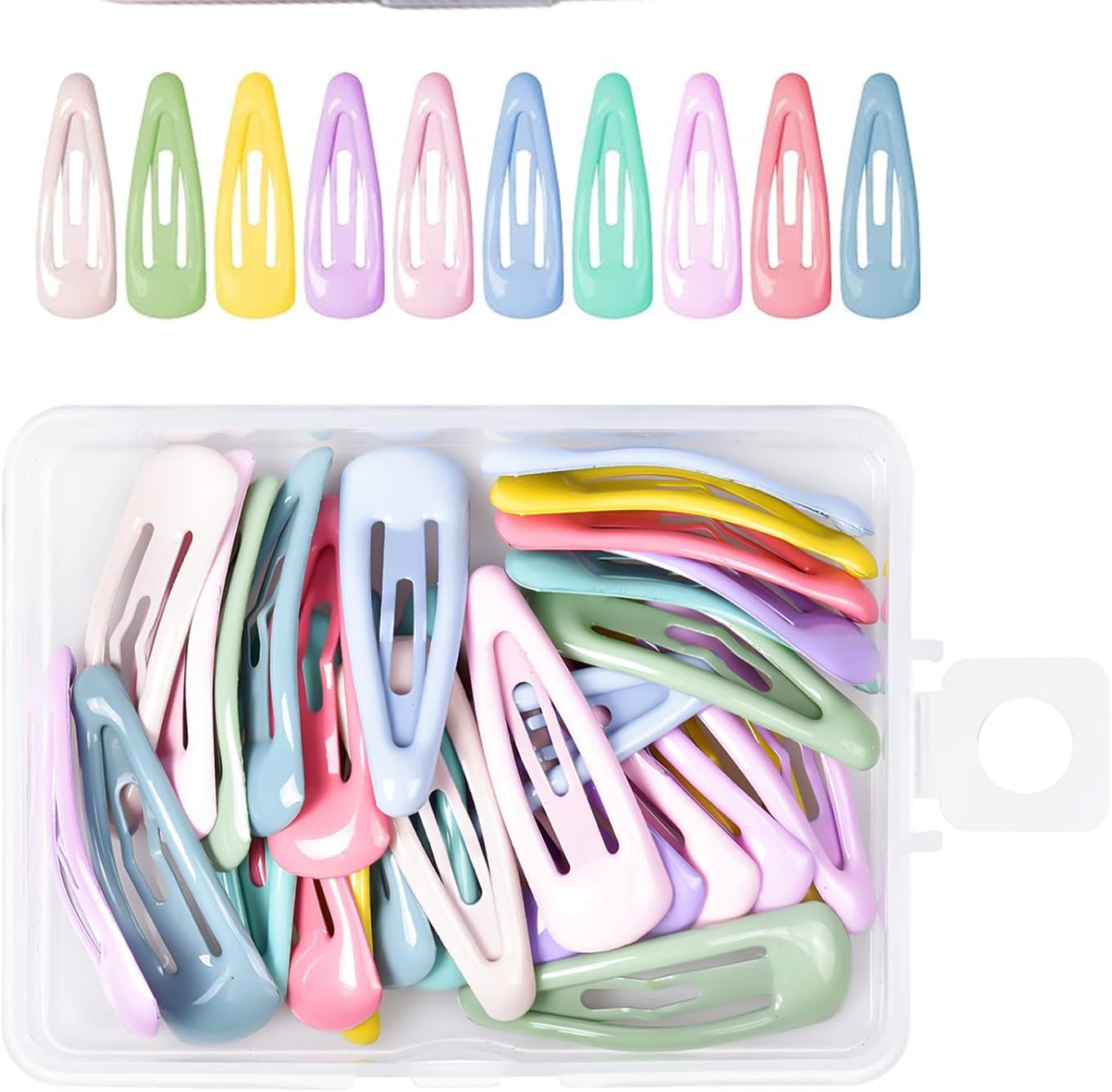 Babyhug Snap Clips Teddy Design Pack of 5 - Multicolour main image 1