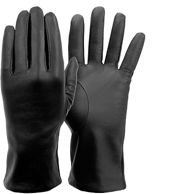 Asheville Ultra-Thin Cashmere Lined Touchscreen Leather Gloves for Women Gift-Boxed