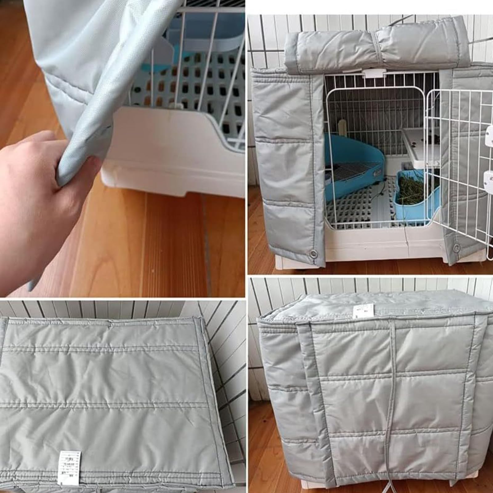 Abdeckung Für Hundezwinger - Schalldichte Und Regendichte Schutzhülle Für Haustierzubehör - Käfigabdeckungen Für Hundetransportboxen,Für Den Außenbereich, Garten, Terrasse, Hof Und Balkon