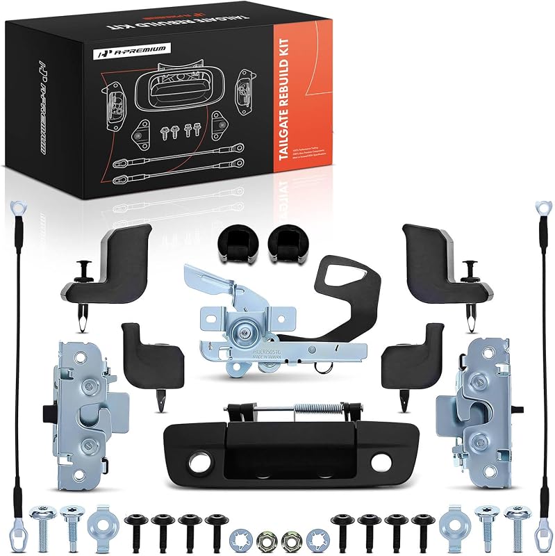 Kit de reparo da maçaneta e trava da tampa traseira A-Premium para Ram 1500/2500/3500 2013–2016 – 30 peças