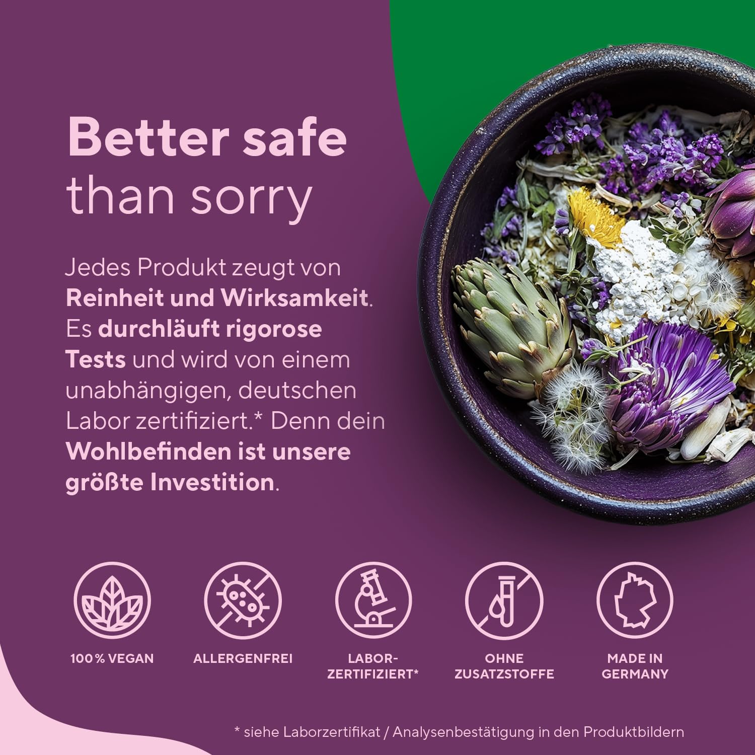 Mariendistel Leber Komplex - Testsieger-Online 11/25 - 180 Kapseln - 480mg Silymarin - Mariendistel, Artischocke, Löwenzahn, Cholin trägt zur Erhaltung einer normalen Leberfunktion bei - TRUE NATURE