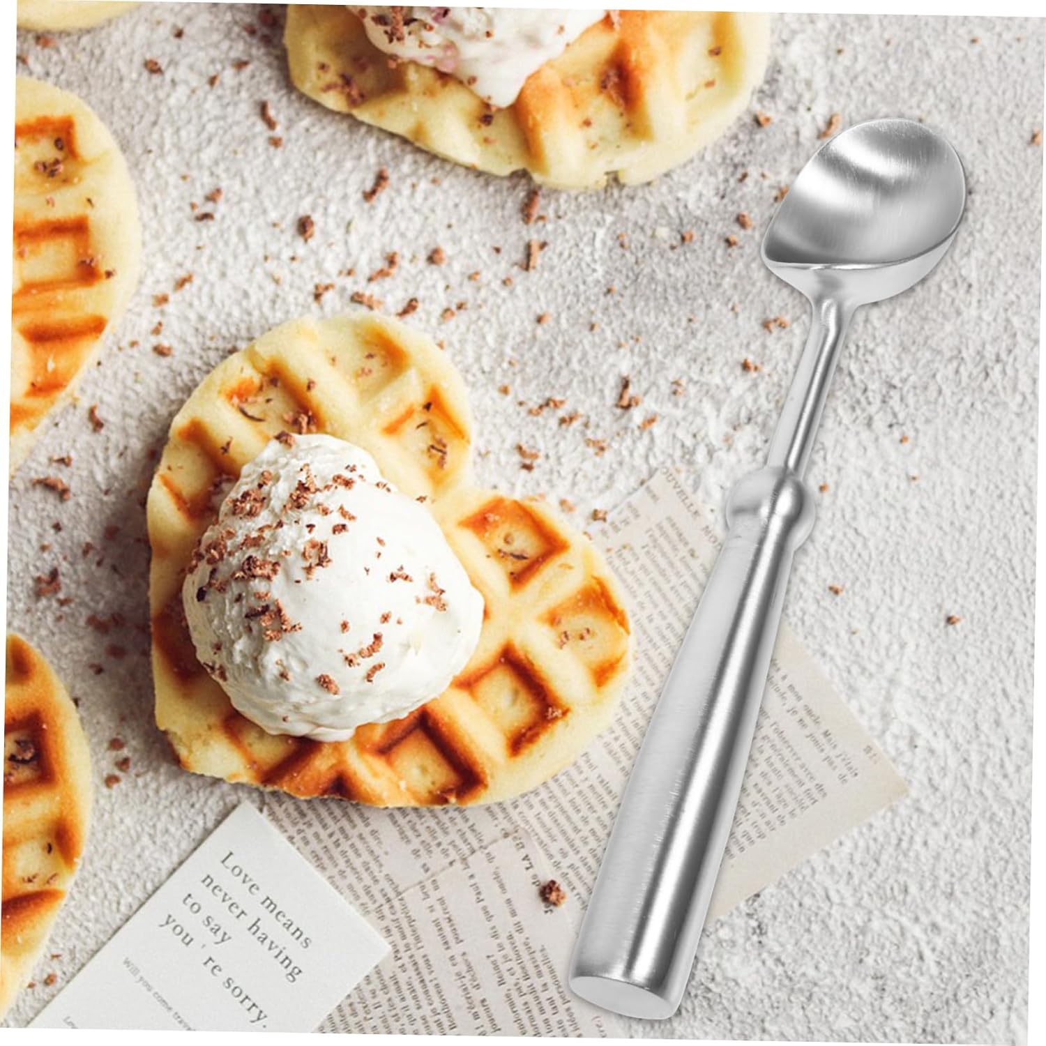 5pcs Ice Cream Scooper with Ergonomic Handle Multi-use Dessert Tool for Ice Cream Melon and More Effortless Scooping and Easy to Clean