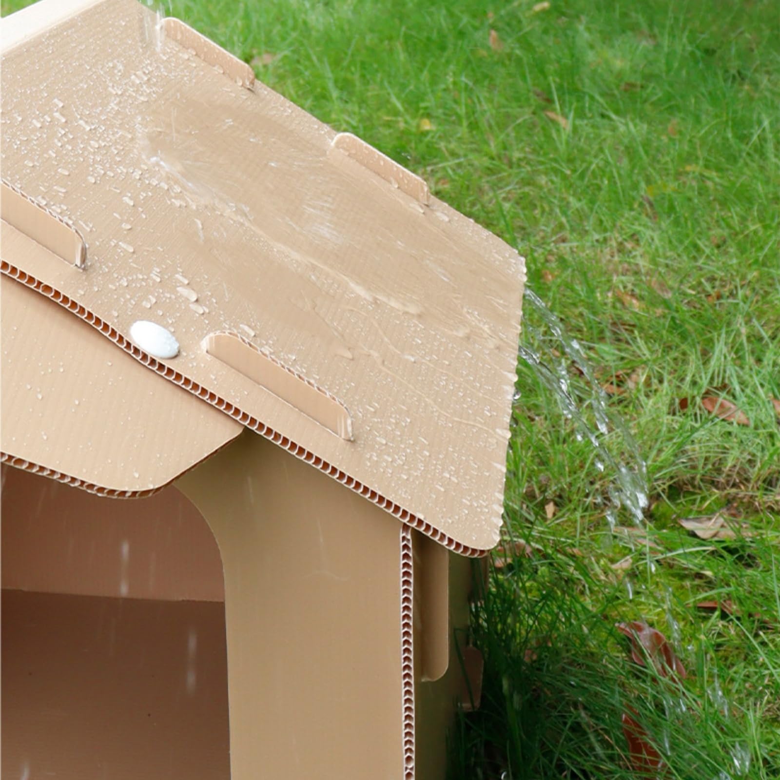 Wetterfest Katzenhaus mit Spitzdach