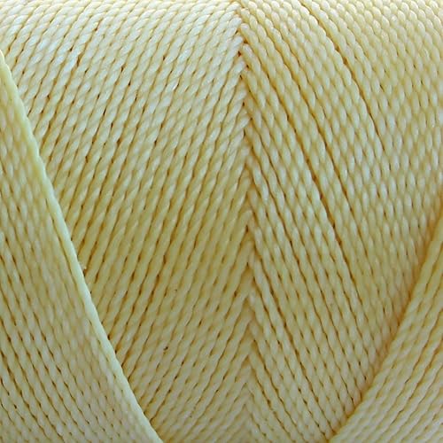 Miniatura 2 de Linhasita - Cuerda de macramé encerada, 100% poliéster, trenzada, impermeable, resistente al deshilachado, muchos colores, carrete de 180 yardas,