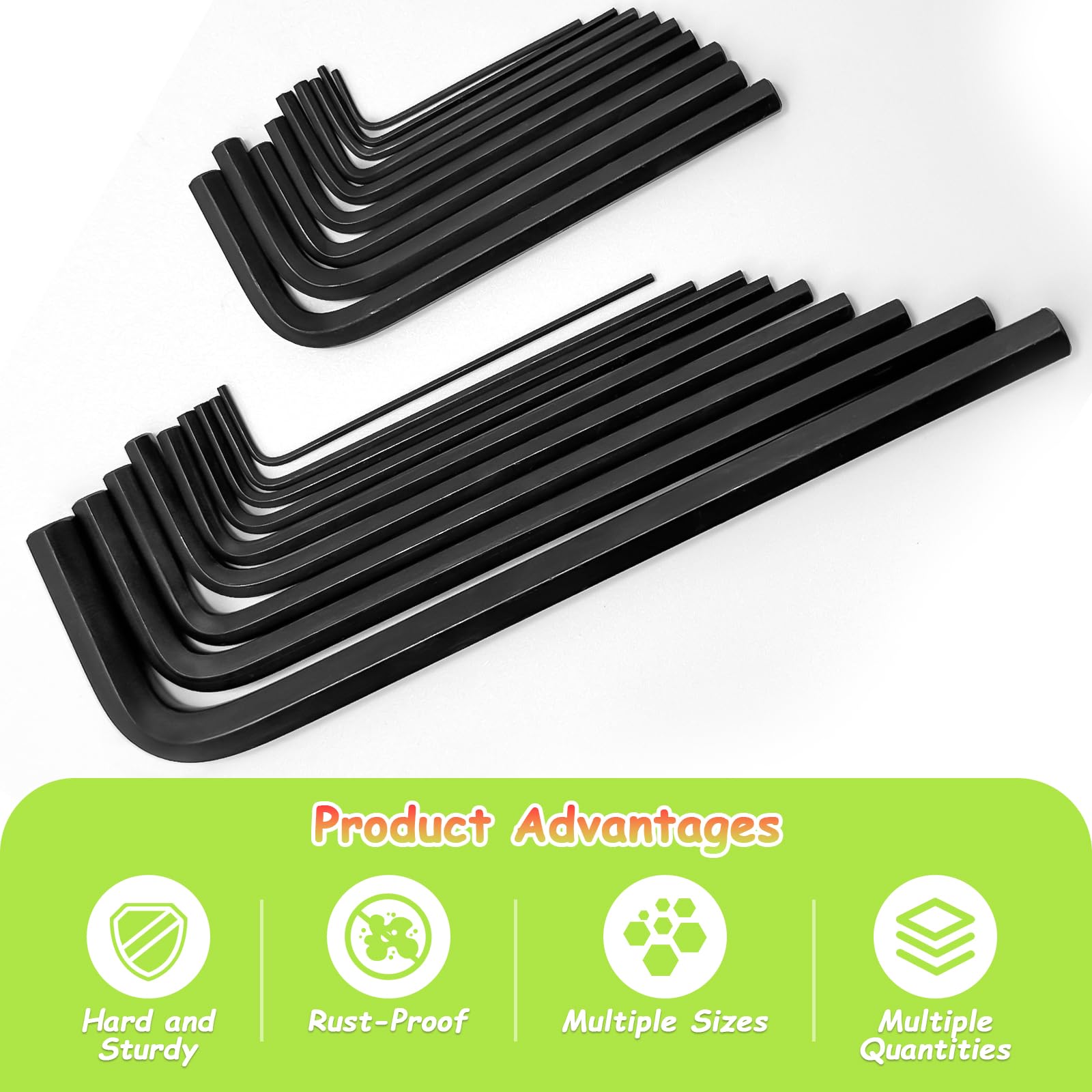 Chiavi a Brugola Set, 36 Chiavi Esagonali da 1.27 Fino a 8 mm, chiavi a brugola metriche e in pollici, Compatte e Pratiche per rimuovere e installare auto, mobili, elettrodomestici