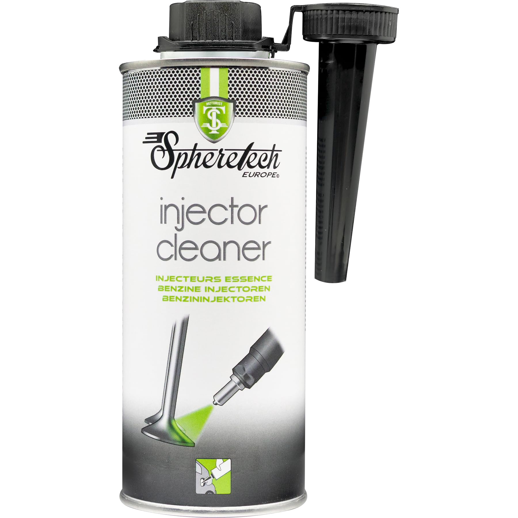 022804 Nettoyant Injecteurs Essence, Rétablit Les Débits et la Pulvérisation des Injecteurs, PREVENTIF, 375 ML, Additif Moteur