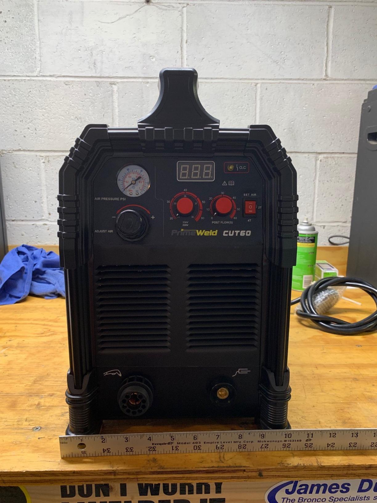 PRIMEWELD CUT60 60Amp 非接觸式導電弧 PT60 火炬電漿切割機 110V/220V 雙電壓 3