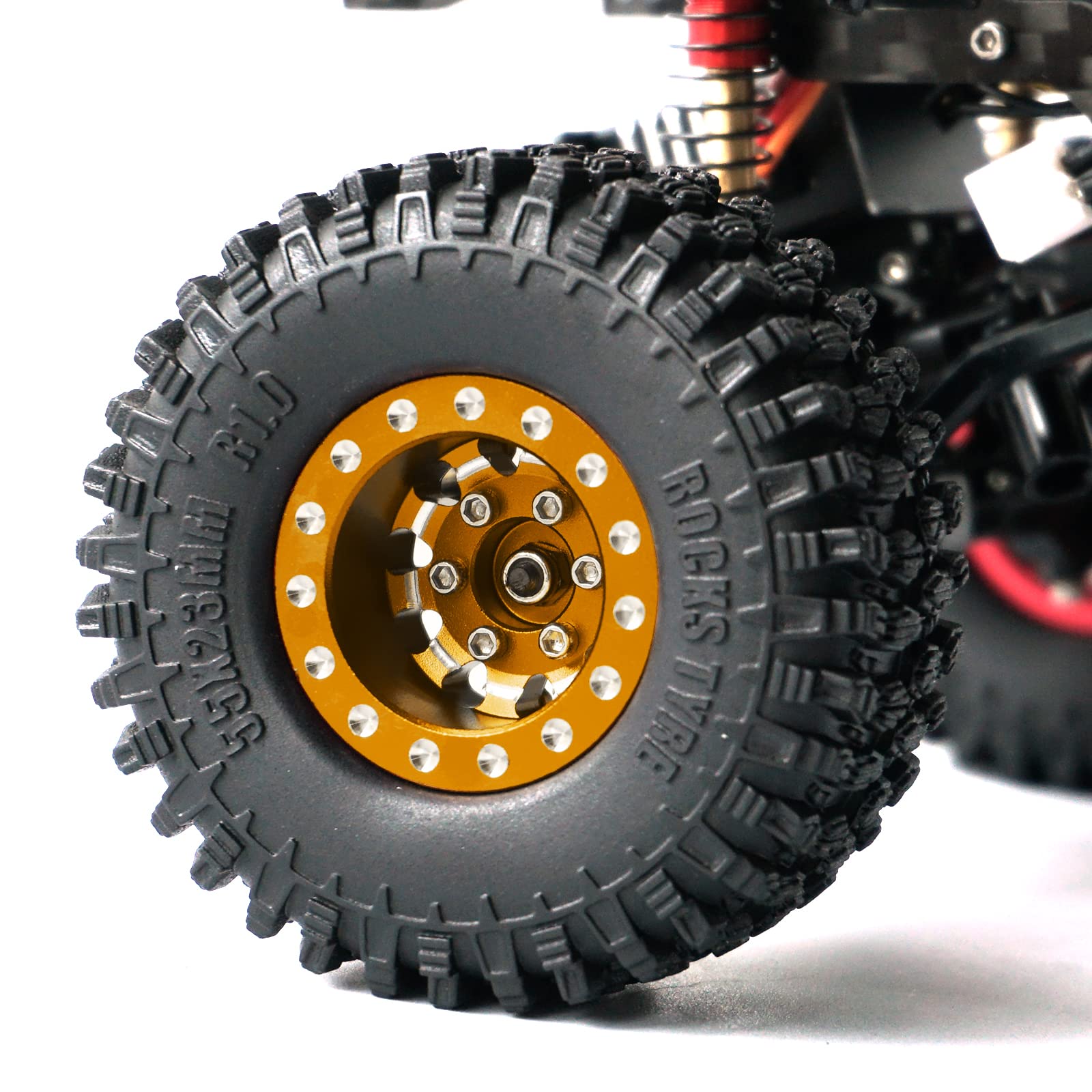 Hd Beadlock OGRC 1.0 Deep Dish Rims Negative Offset 7mm Wheels For 1/24 ...
