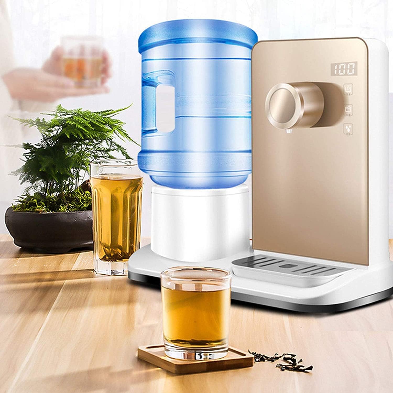 Water Dispenser Instant, Instant Water Dispenser, Multifunctional Water Dispenser Adjustable Temperature & Keep Warm Function for Tea Coffee and Water Smart Drinking Fountain