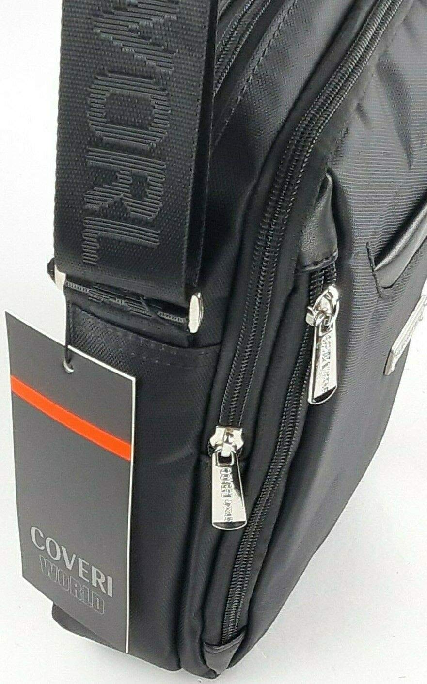 Coveri World Borsello Uomo a tracolla art CW 1171 Nero Dimensioni in cm: altezza 24 - larghezza 22 - spessore 5