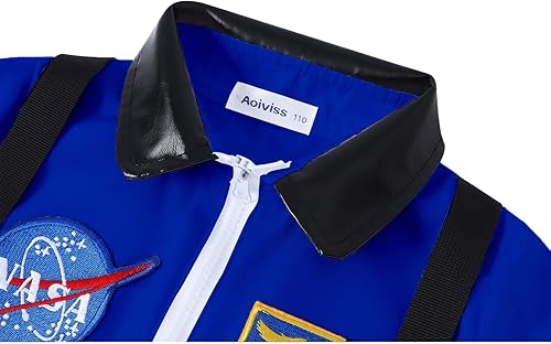 Miniatura 7 de Disfraz de astronauta para niños, disfraz espacial para niños y niñas, astronauta de la NASA, cosplay, juego de rol