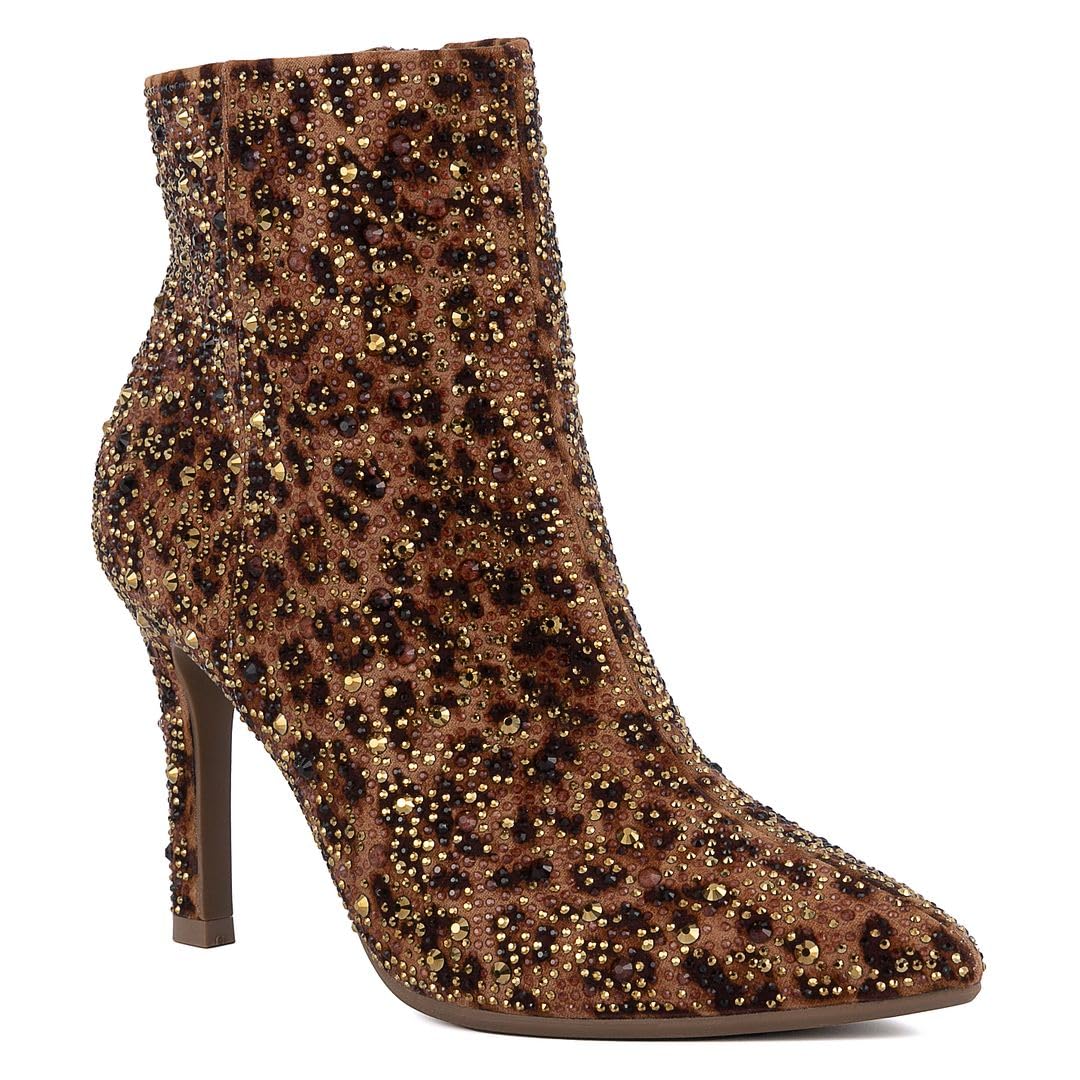 Sugar Women’s Pointed Toe High Heel Ankle Booties – Dressy Stiletto Fashion Boots for Women, Zipper Closure - Vecna