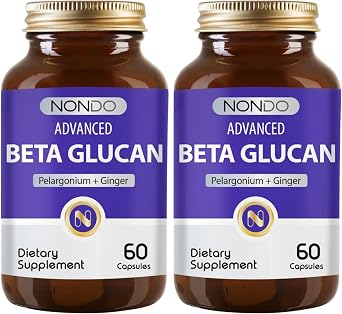 Nondo Beta Glukan 60 Kaps l Beta Glucan Reishi Mantar  Afrika Sardunyas  Zencefil  rek Otu 2 paketi