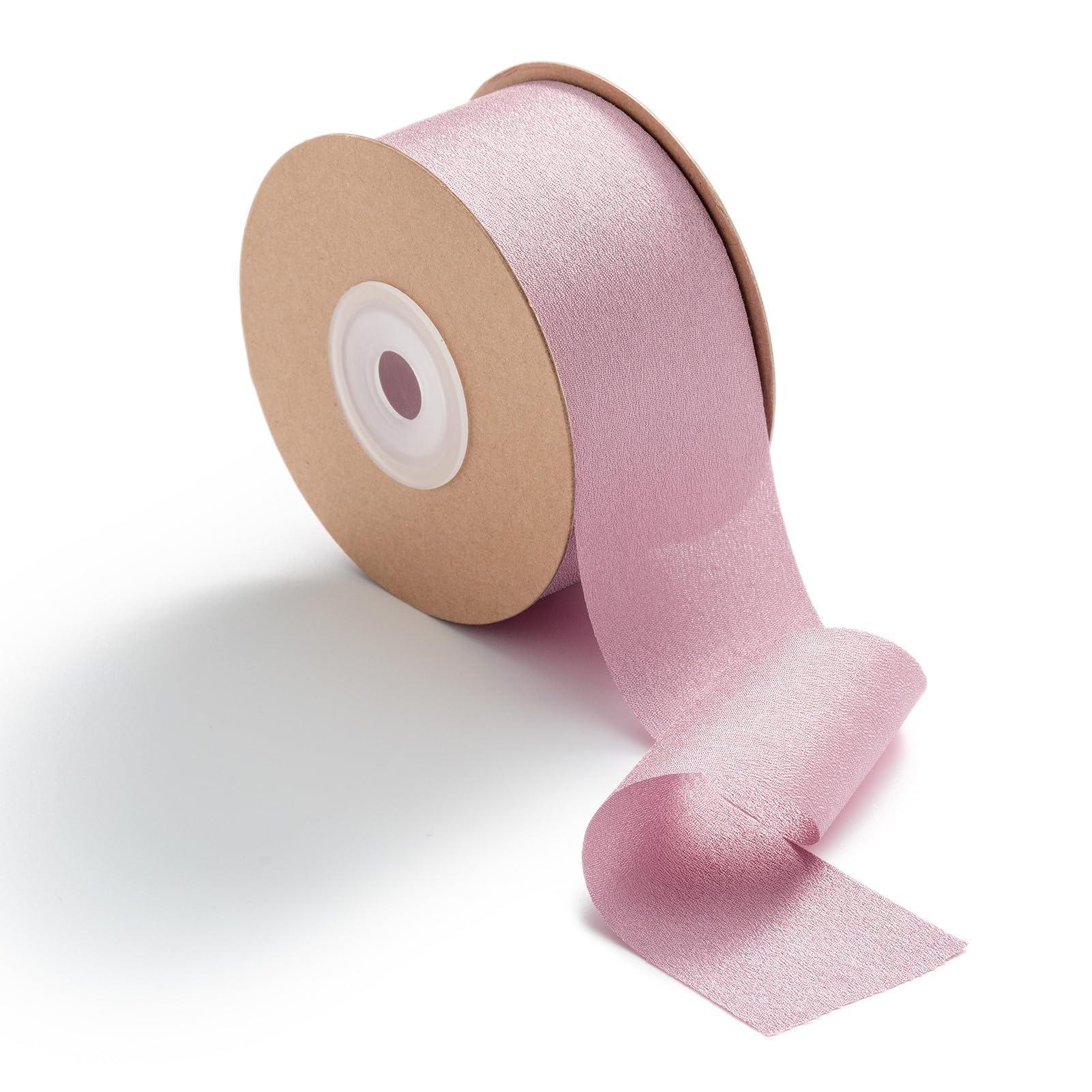 MORSUNBELA Geschenkband Breit Schleifenband Hochzeit Seidenband Dekoband 3,8 cm x 23 m