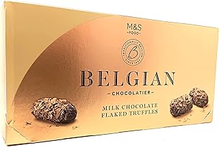 Belgian Flake Chocolate Truffles 200g Milk Chocolate Made in Belgium