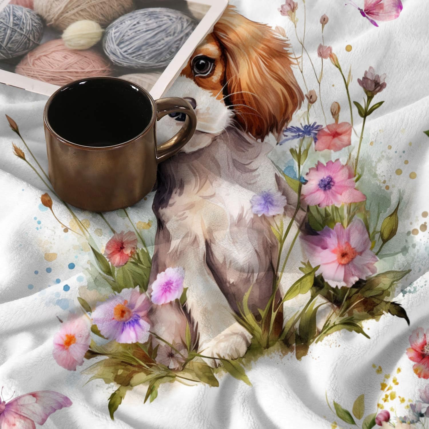 Cavalier King Charles Blanket for Dog Lovers,Super Soft Throw Blanket for Girl Gift Ideas (Cavalier King Charles, 50 * 60in) - Image 5