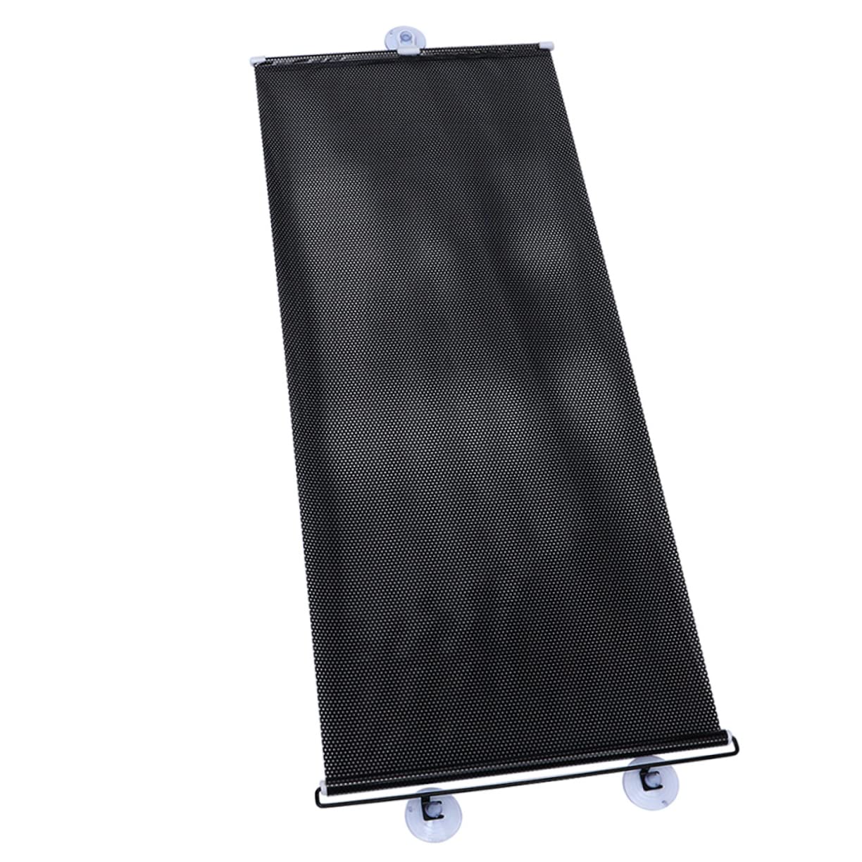 POPETPOP 4 Set Oscurante Auto Pieghevole con Ventosa Parasole Parabrezza PVC Resistente AI Graffi Isolante per Protezione Finestrino Facile da Riporre e Usare Nero