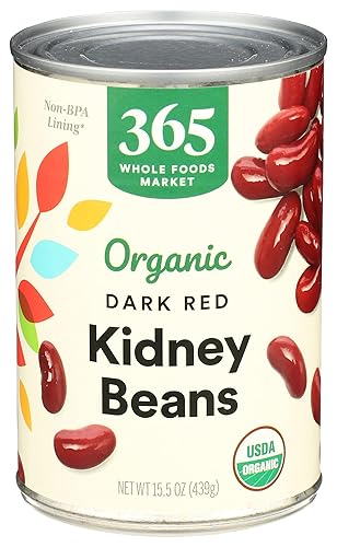 365 Everyday Value, frijoles rojos orgánicos de riñón, 15.25 oz