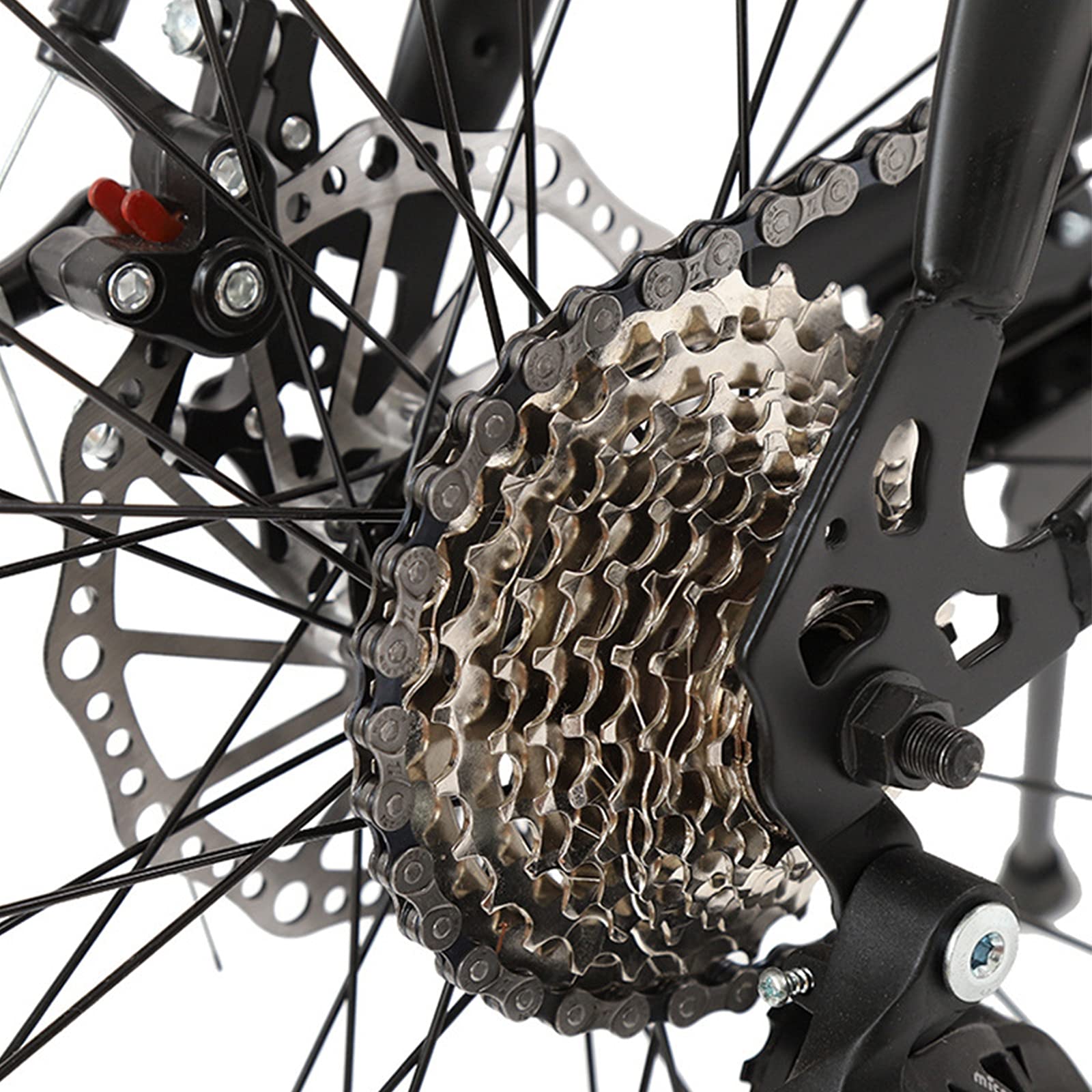 Amazon | 高炭素鋼フレーム、厚みのある衝撃吸収フロントフォーク