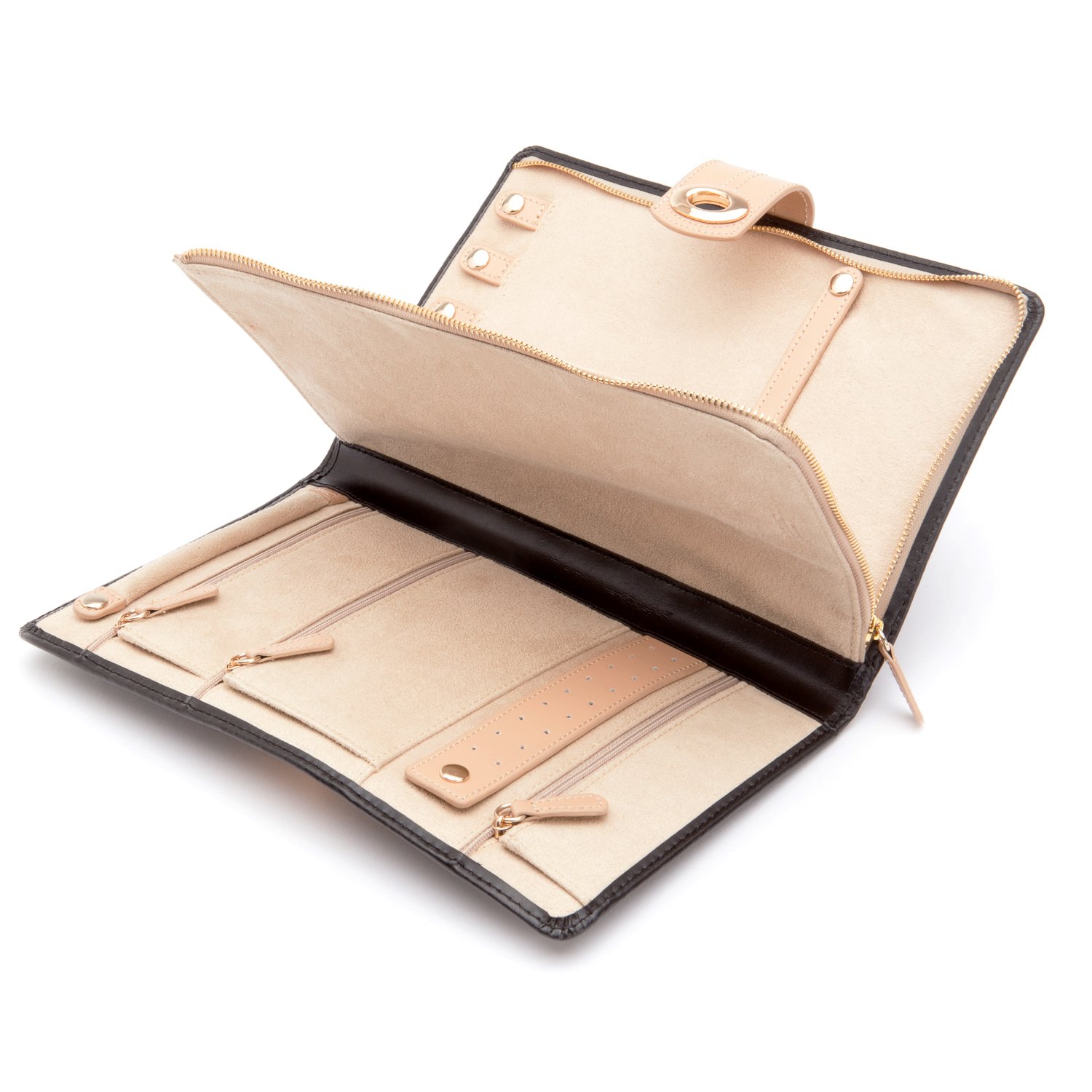 国内正規品】WOLF Chlo レザージュエリーケース(クリーム)