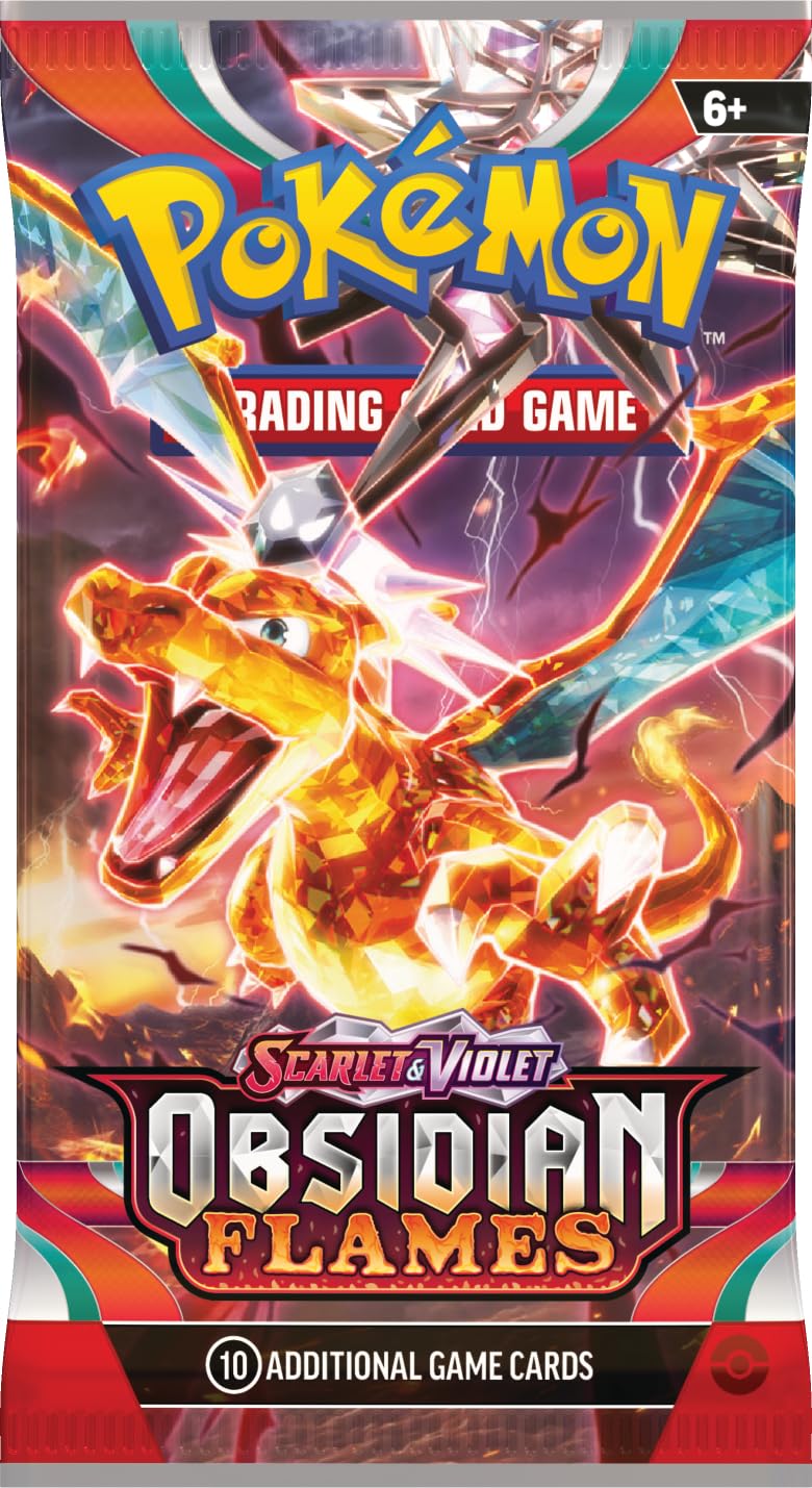 Pokemon TCG: Scarlet & Violet: SV03 Obsidian Flames: 3 Pack Booster Blister - Houndstone