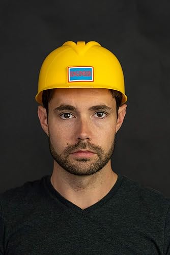 Miniatura 9 de Casco de construcción de plástico para adultos, sombrero duro de ingeniero, accesorio de disfraz de trabajador de carretera de constructor,