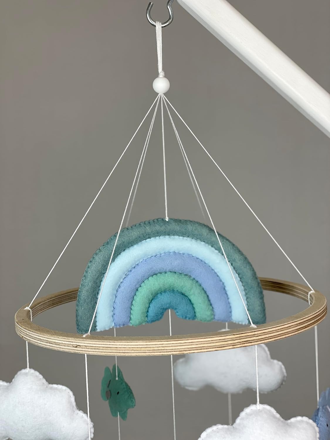 Whale Baby Mobile boy Ocean Crib Mobile Nautical Nursery Rainbow Under The sea Mobile Fish Mobile Whale Baby Shower