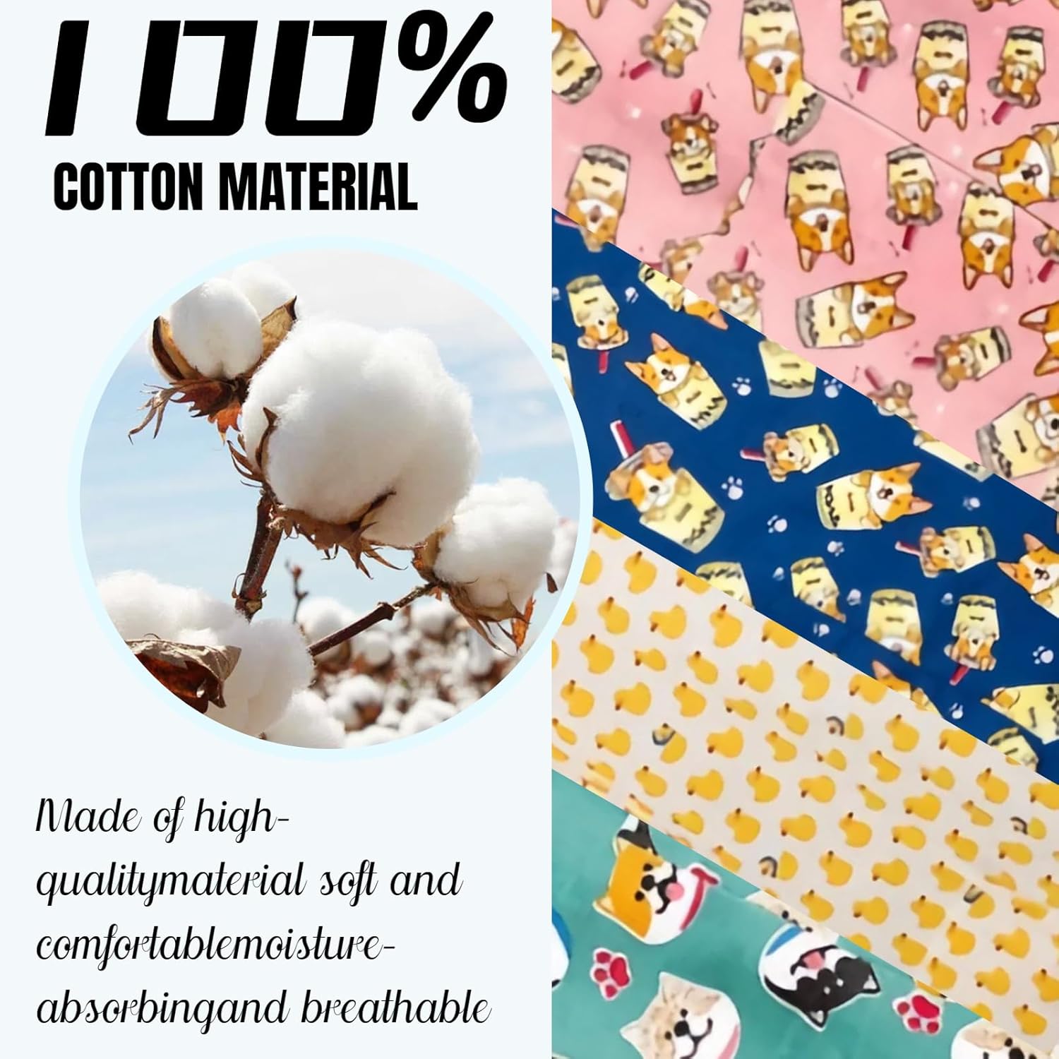 Printed Scrubs for Women,Medical Proffesional Workwear, V-neck Top & Scrub Pants with 9 Pockets - Image 4