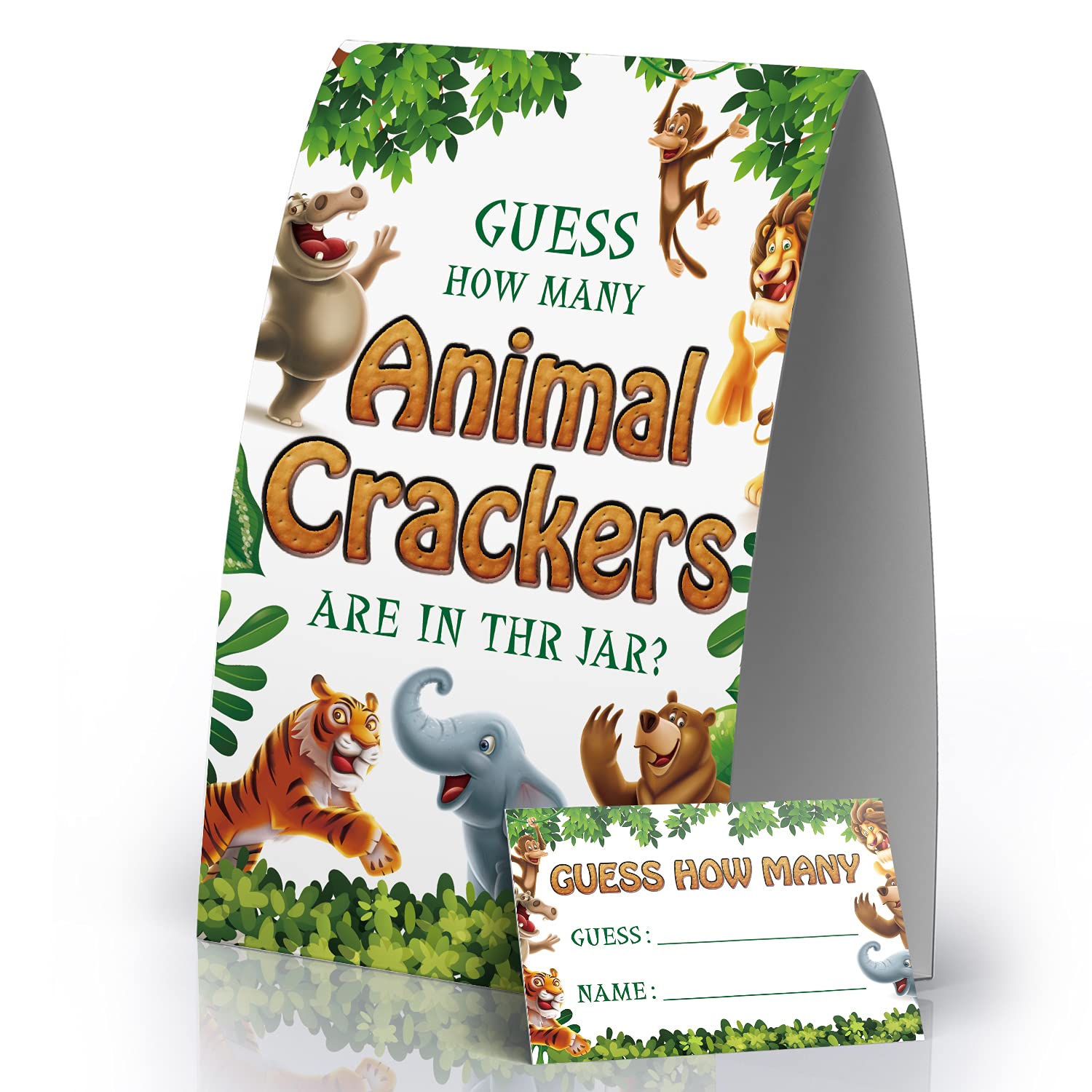 Buy Guess How Many Animal Crackers Are In The Jar, Jungle Safari Baby