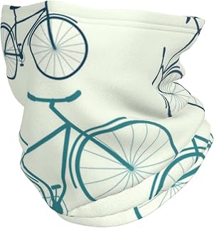 Pasamontañas multifuncional para bicicleta, color verde y azul, para uso en el exterior, polaina para el cuello, bufanda, para hombres y mujeres, deportes al aire libre, Negro, Talla única