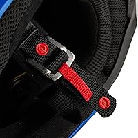 Vista 6 de Fox Racing Casco de motocross unisex V1 Core para bicicleta de tierra, azul, XS