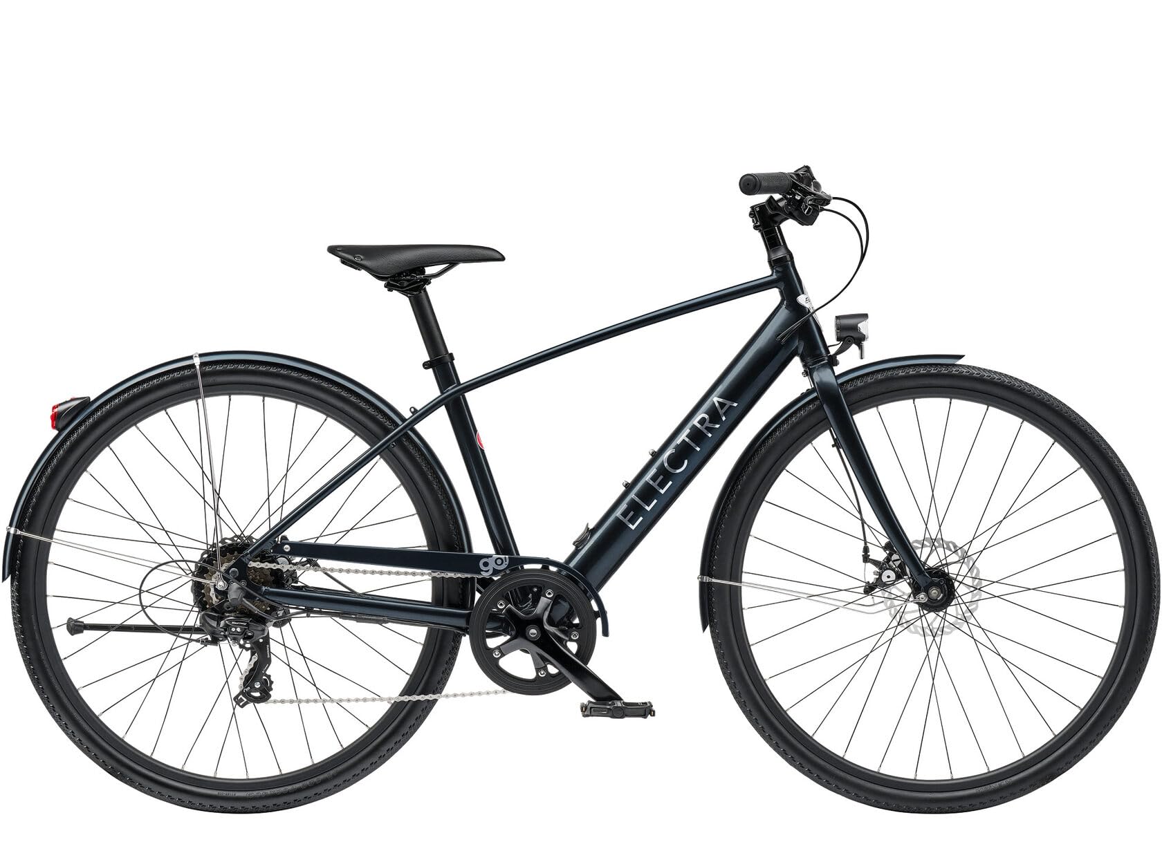 Men's E-bike Electra Loft GO! 7D EQ Step Over Black Mercury (Size L), Classic City-Bike, Steel Frame Road-Bike, Comfort Bike, Cycle-For-Men