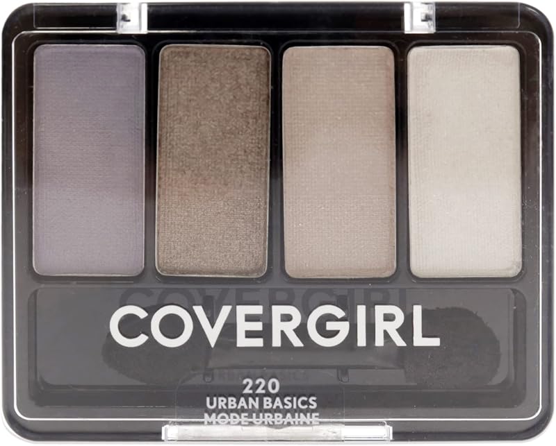 COVERGIRL Eye Enhancers 4-Kit Eye Shadow, Urban Basics (Packaging May Vary), Pack of 1