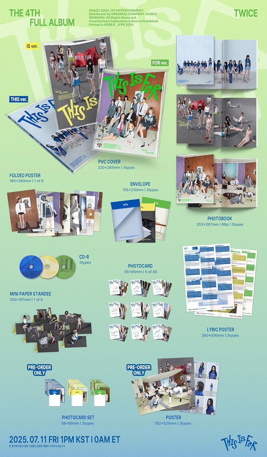 TWICE THIS IS FOR 4th studio album Photobook Ver (FOR VER