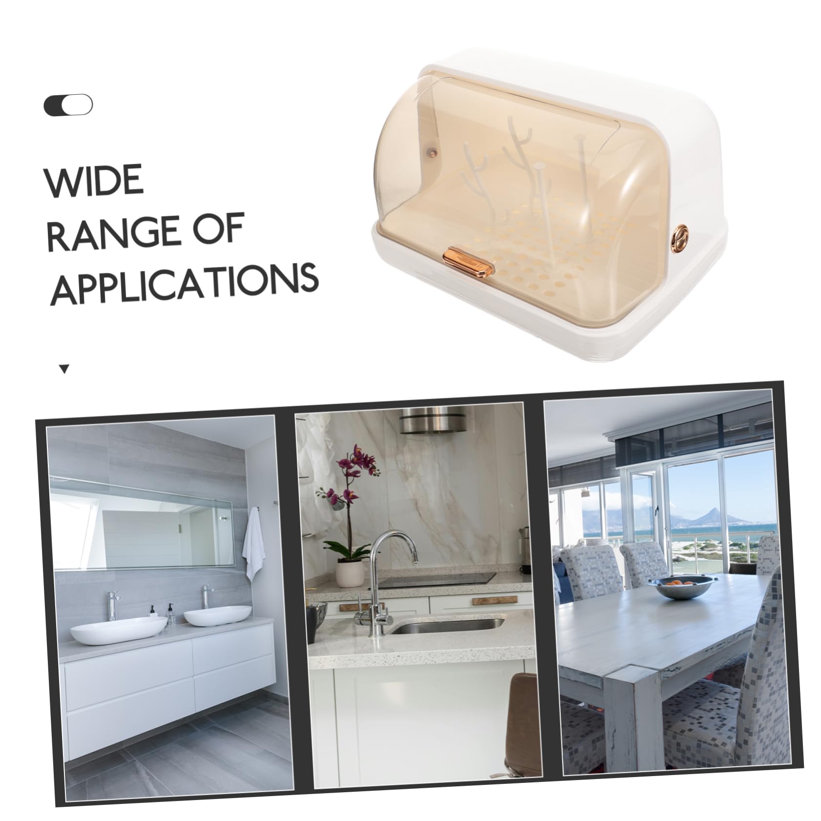Hohopeti Portátil para Biberones y Vasos Organizador De Cocina Diseño Elegante Fácil De Limpiar Compatible Varios