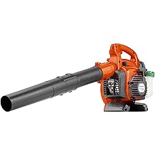 Husqvarna 125B Gas Leaf Blower, 28-cc 1.1-HP 2-Cycle Handheld Leaf Blower, 470-CFM, 170-MPH, 12.5-N Powerful Clearing Performance and Ergonomic Design, Gifts for dad