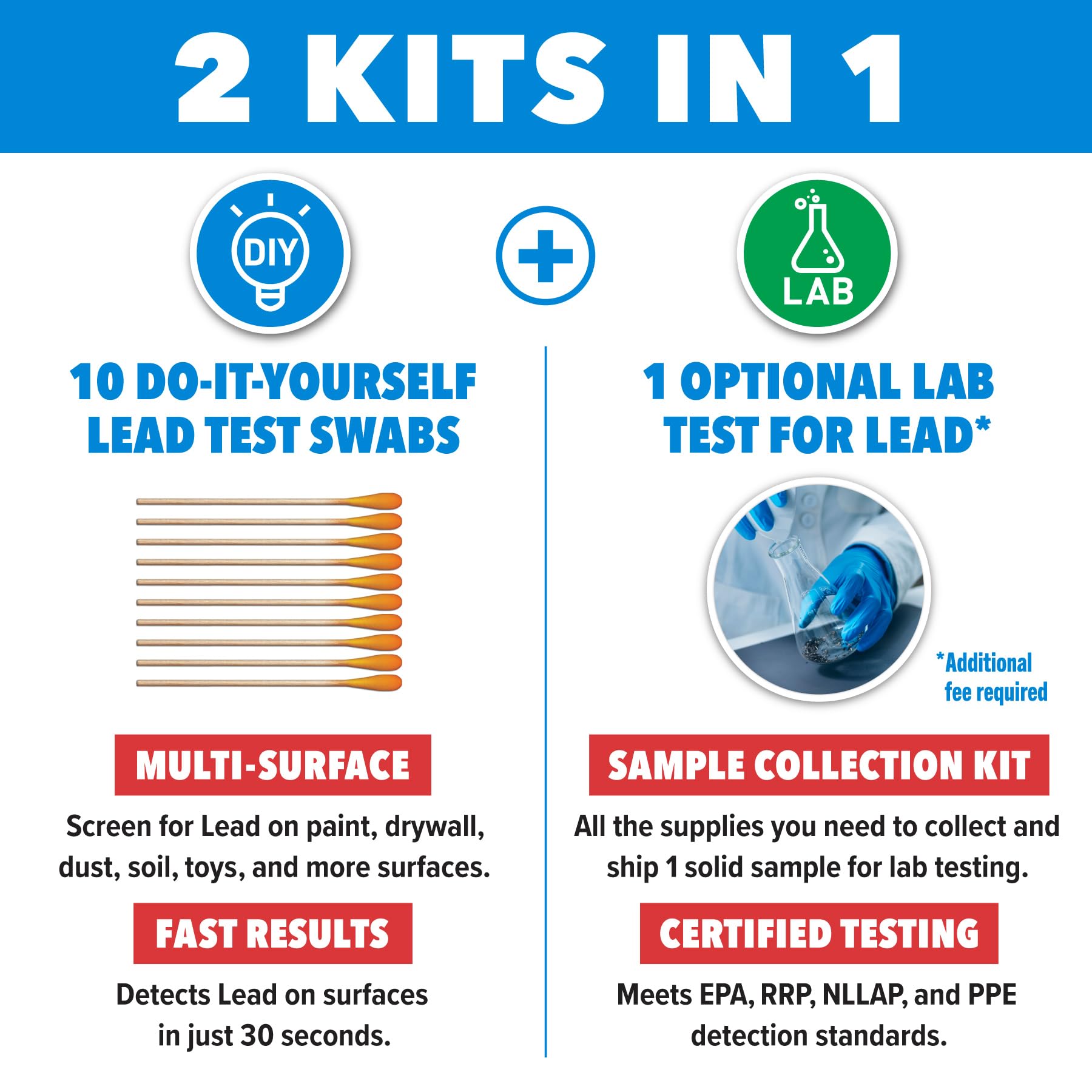Lead Testing Kit - Detect Lead in Paint, Soil & More -2