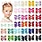 58pcs 3 Inches Grosgrain Ribbon Pinwheel Hair Bows Alligator Clips Hair Barrettes Accessories for Baby Girls Kids Toddlers Teens 29 Colors in Pairs